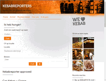 Tablet Screenshot of kebabreporters.com